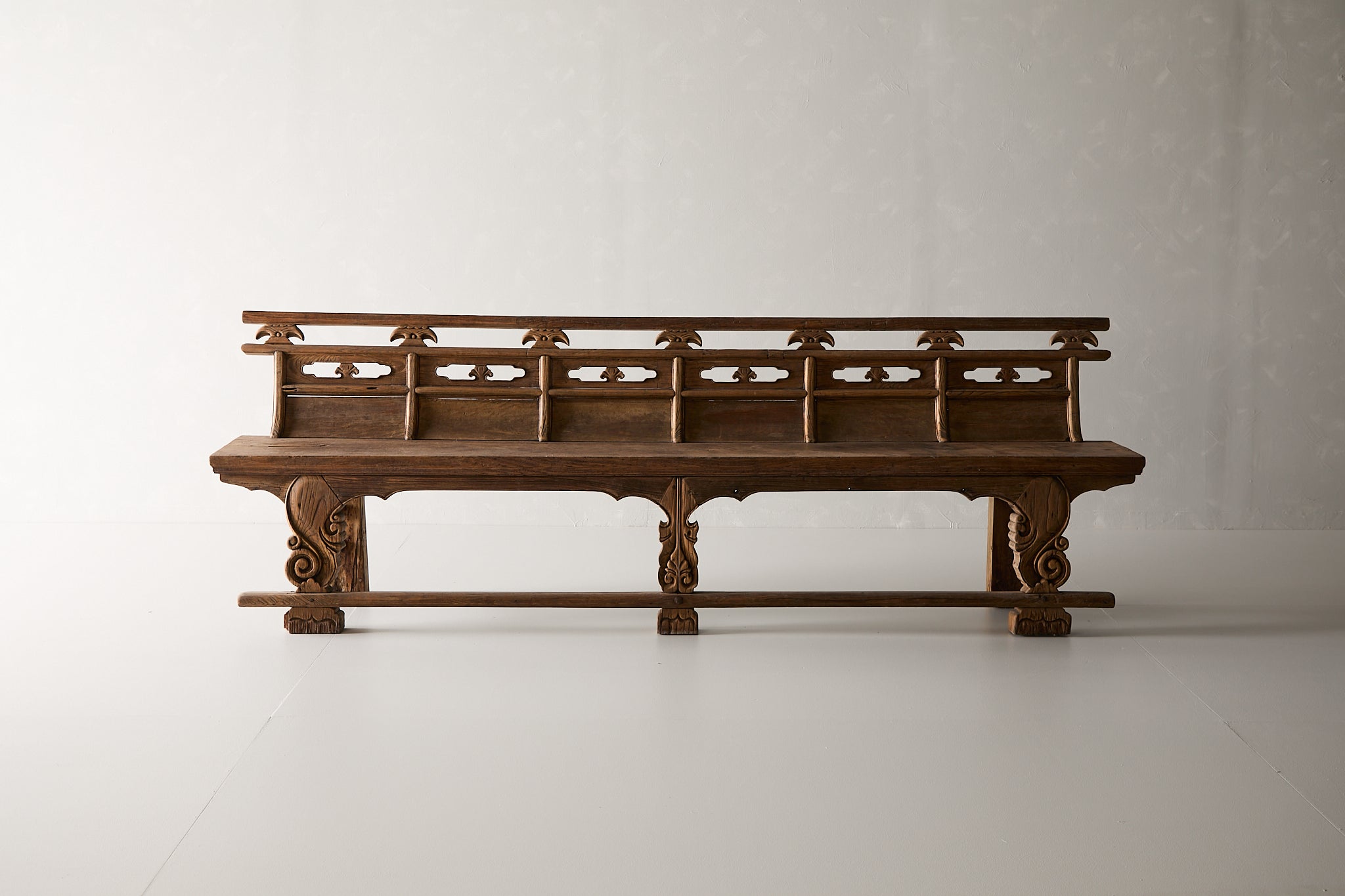 Antique Shanxi Long Wood Bench – Habitat Home and Garden