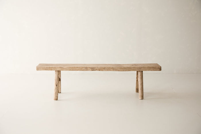 Vintage Elm Bench AH.016 - Circa 1945