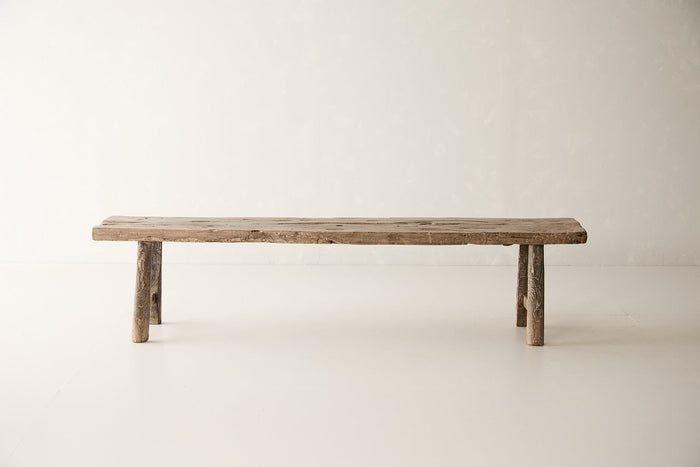 Vintage Elm Bench AH.021 - Circa 1945