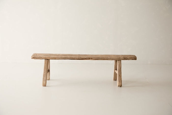 Vintage Elm Bench AH.022 - Circa 1945