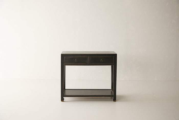 Vintage 2-Drawer Elm Console AH.097 - Circa 1925