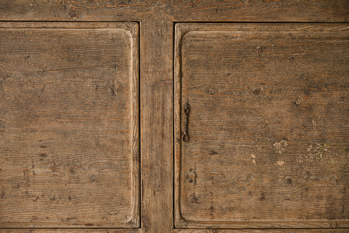 Vintage 3-Door Pine Sideboard AH.114 - Circa 1925