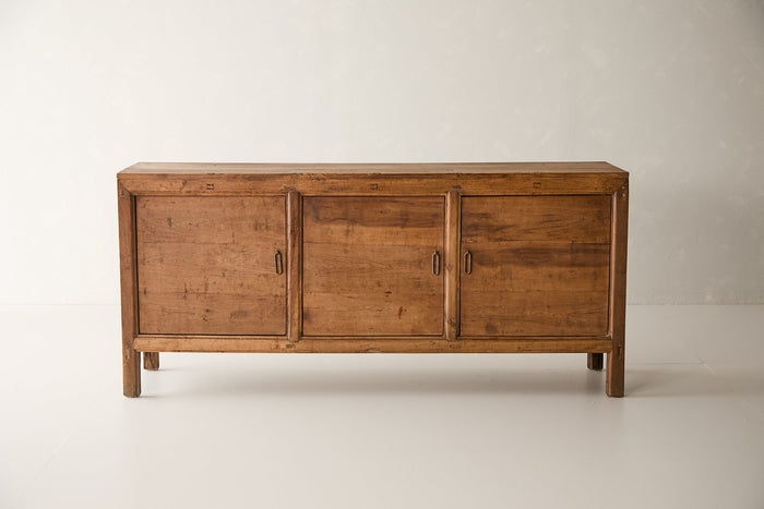 Vintage 3-Door Walnut Sideboard AH.115 - Circa 1875