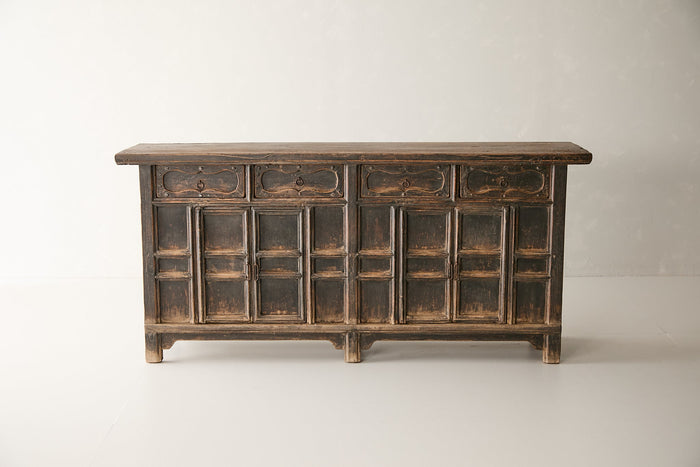 Vintage Carved Elm Sideboard AH.136 - Circa 1875