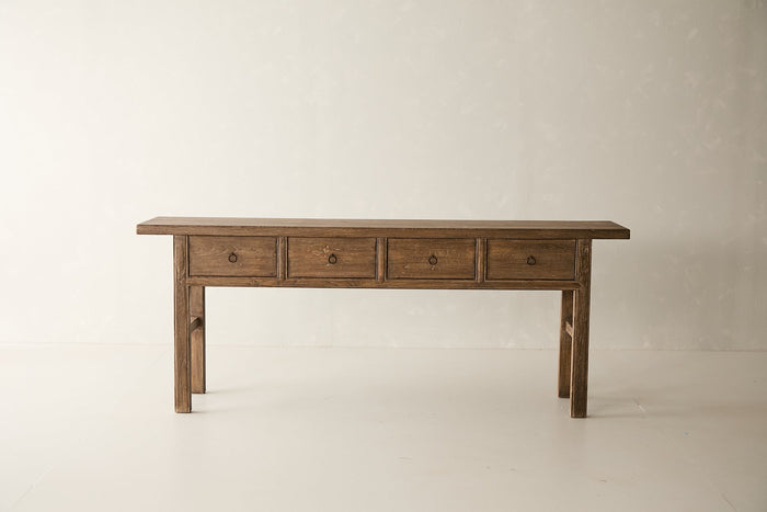 Sabi 4-Drawer Console - Mocha
