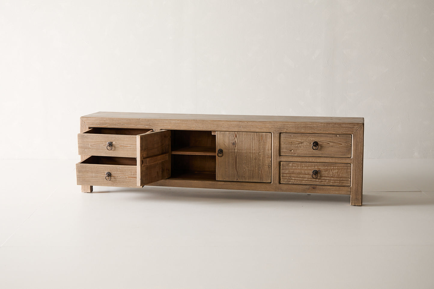 Claire Media Console - Aged Brown