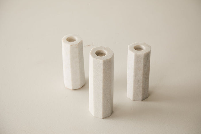 Marble Candle Stand S/3