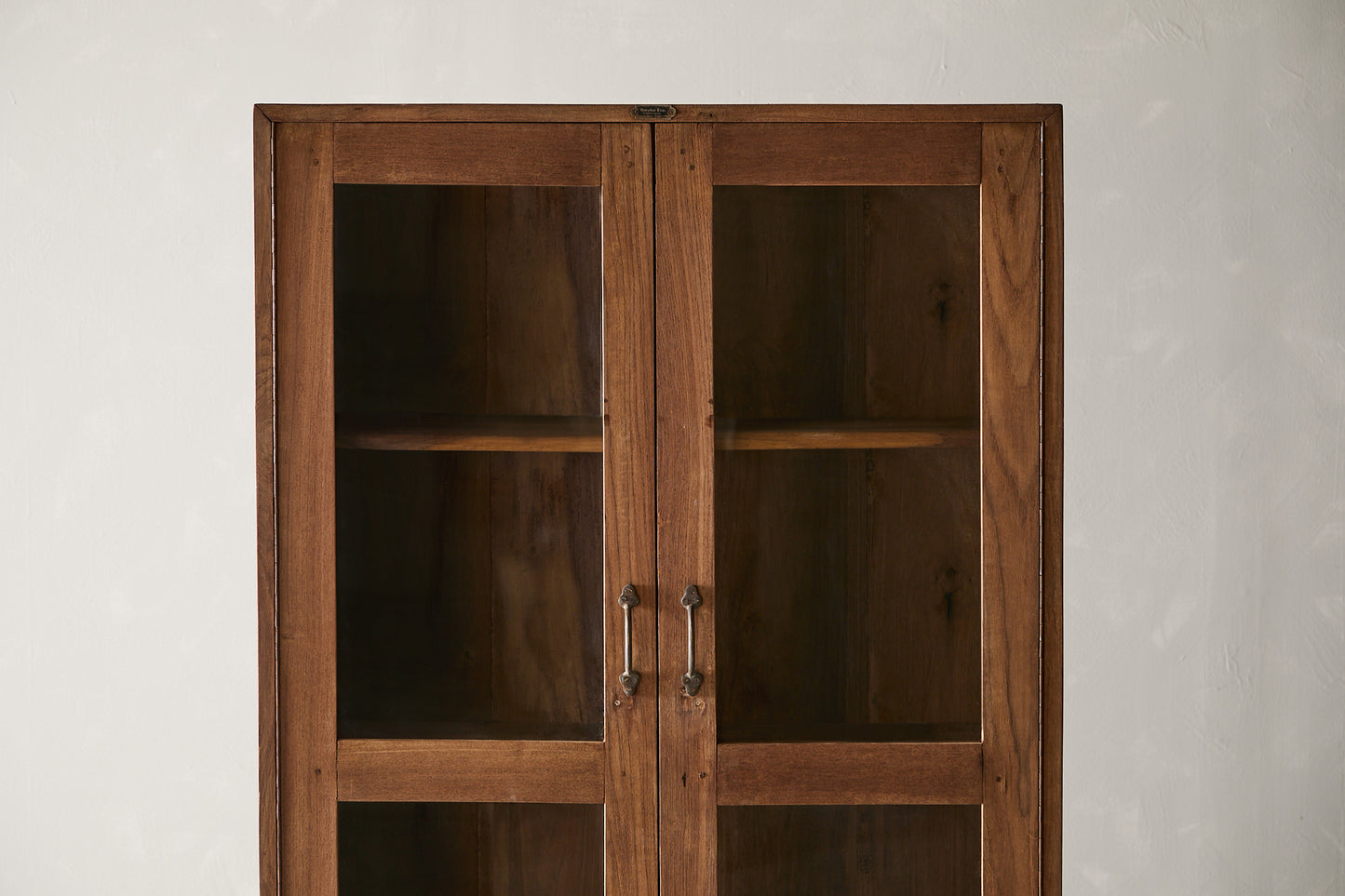 Vintage Teak and Glass Cabinet