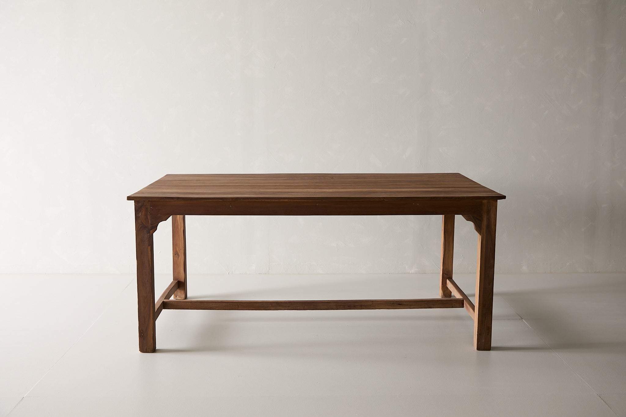 Vintage Teak Wood Farmhouse Dining Table – Habitat Home and Garden