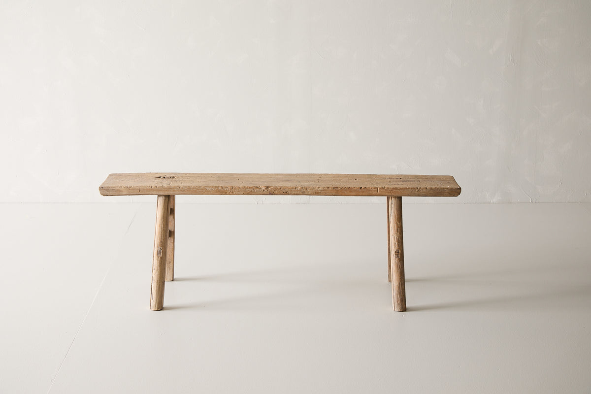 Vintage Elm Bench AE.062 - Circa 1925