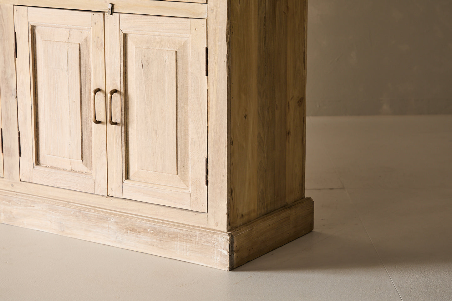 Vintage Two Part Library Cabinet
