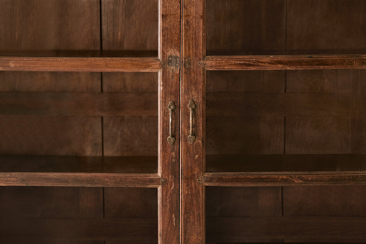 Vintage Teak and Glass Cabinet T.030