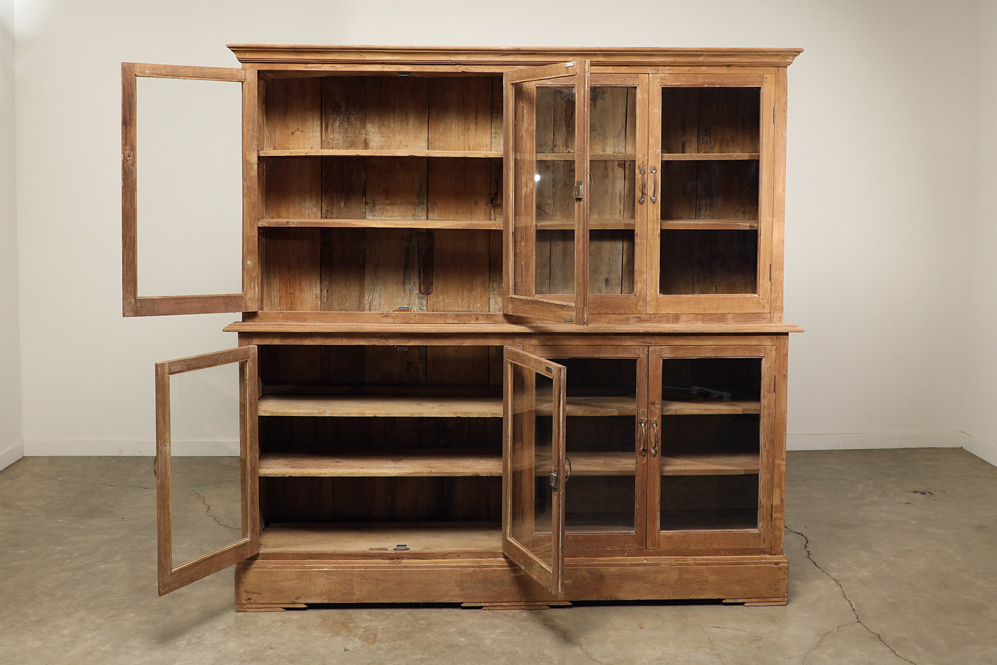 Vintage Teak Library Cabinet