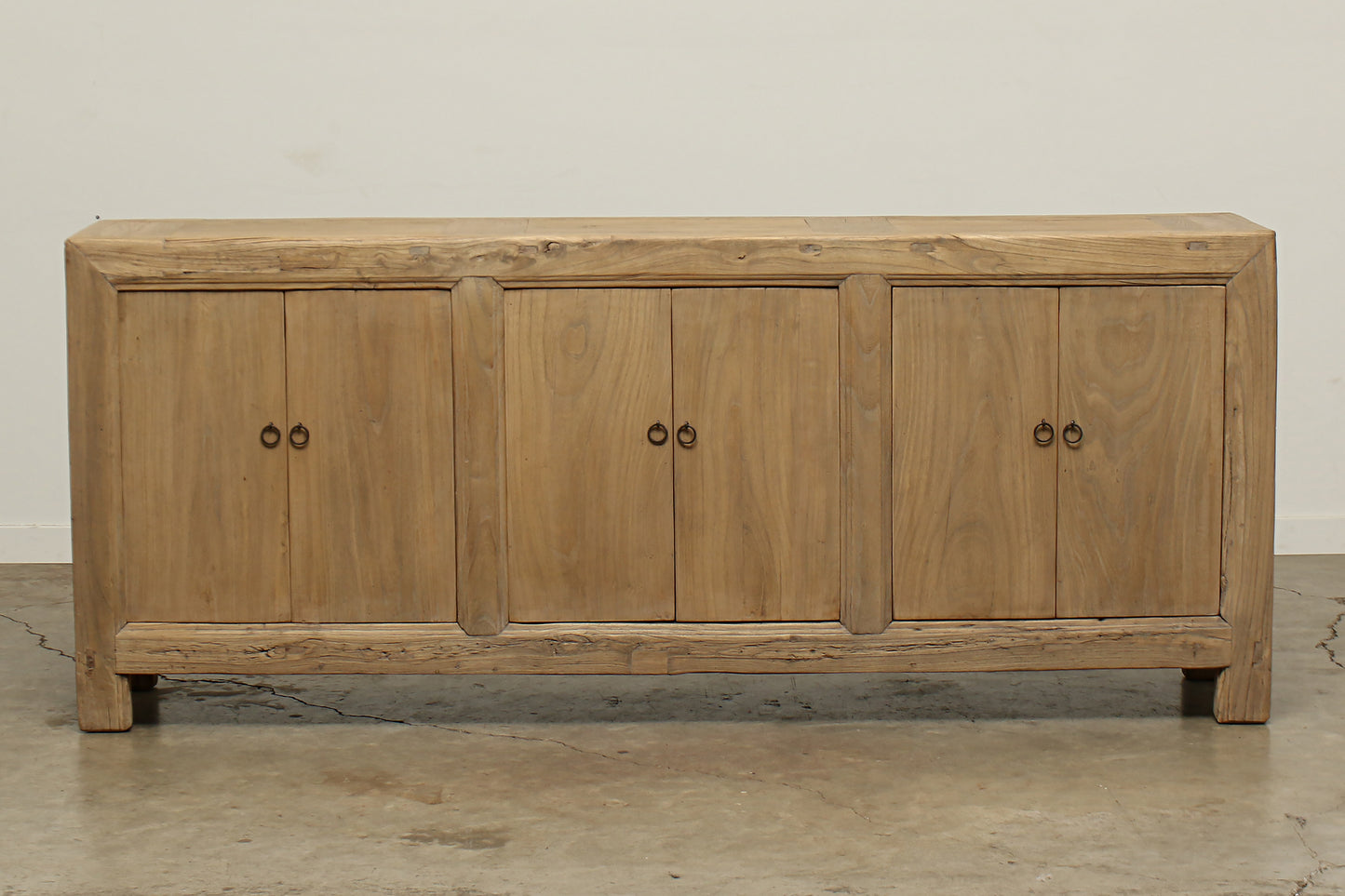 (GAL090) Vintage Elm Sideboard (87x18x37)