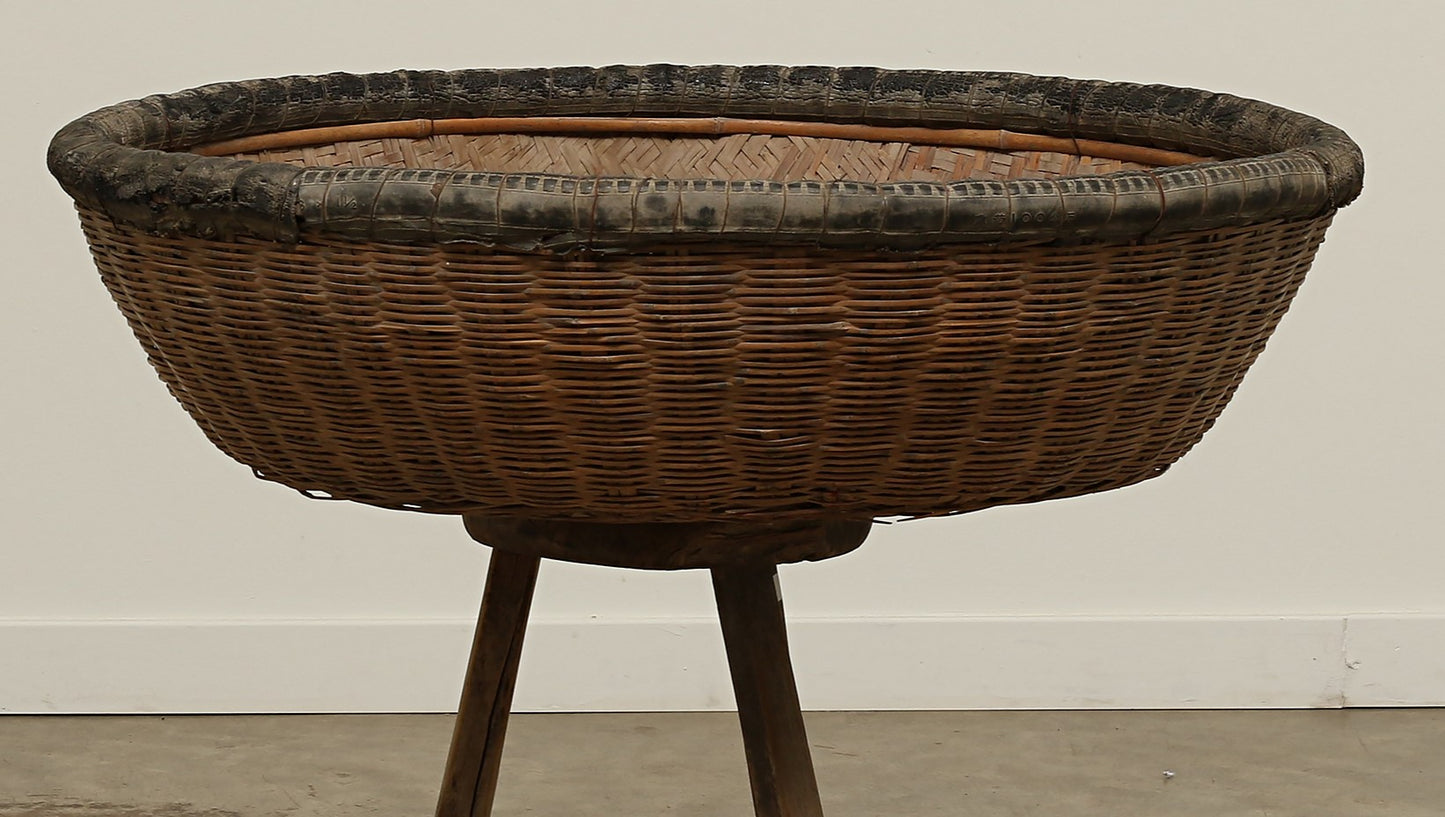 (GAN002) Vintage Woven Grain Bowl (37x36x11)