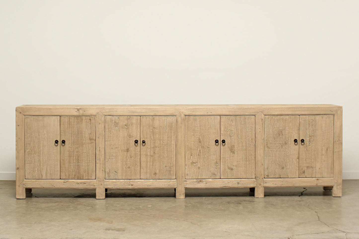 (GAQ104) Vintage Pine Sideboard - Circa 1870 (126x18x35)