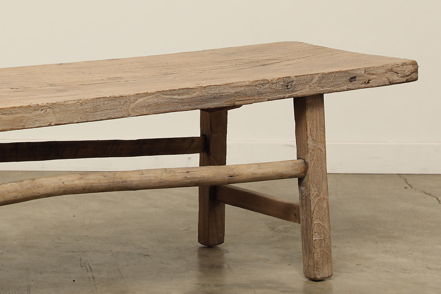 Vintage Elm Bench - Circa 1940