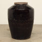 (GAV087) Vintage Black Porcelain Pot - Circa 1960 (31x31x42)