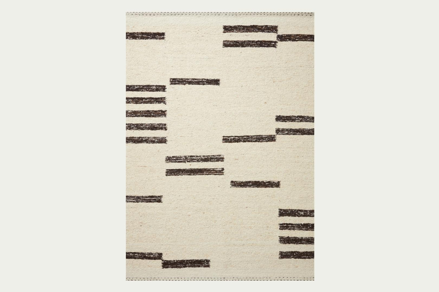 Roman Natural / Black Rug