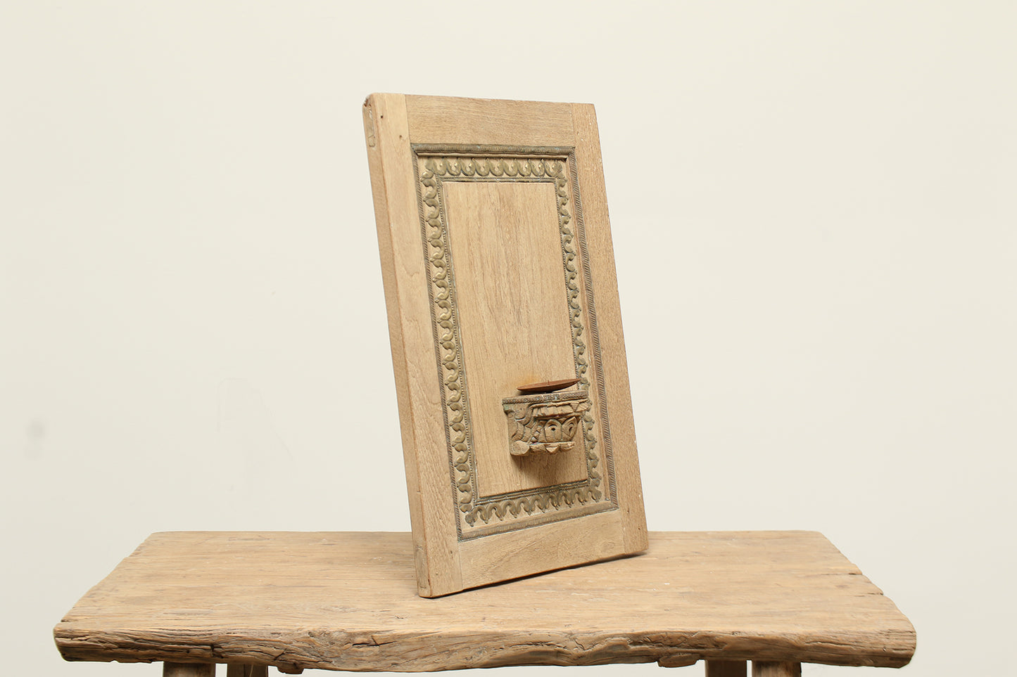 (PP060 ) Vintage Wall Panel Candle Holder (15x4x24)