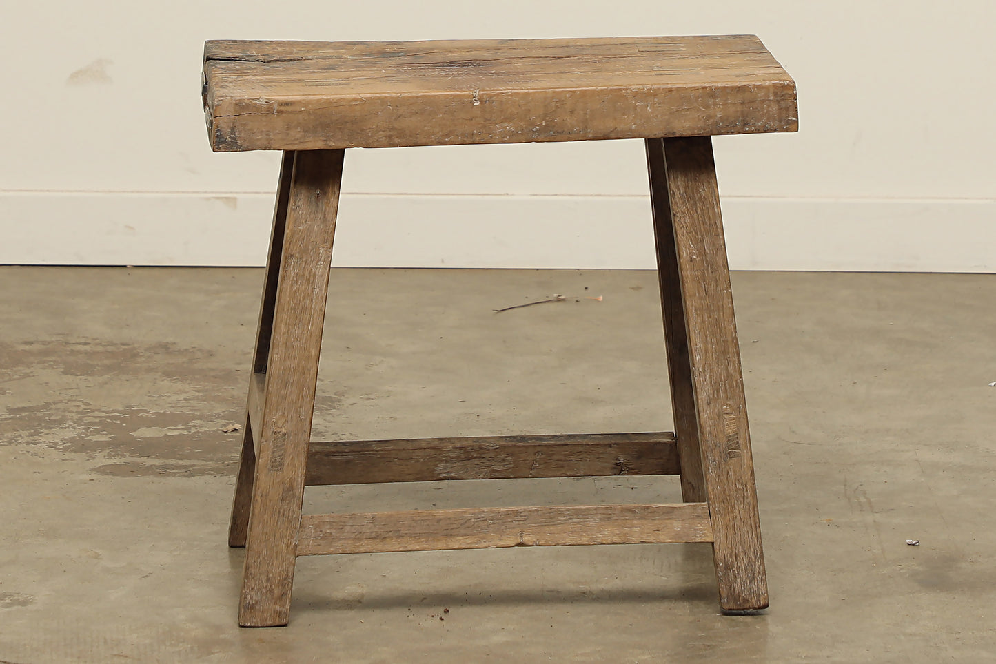 Vintage Elm Stool - Circa 1940