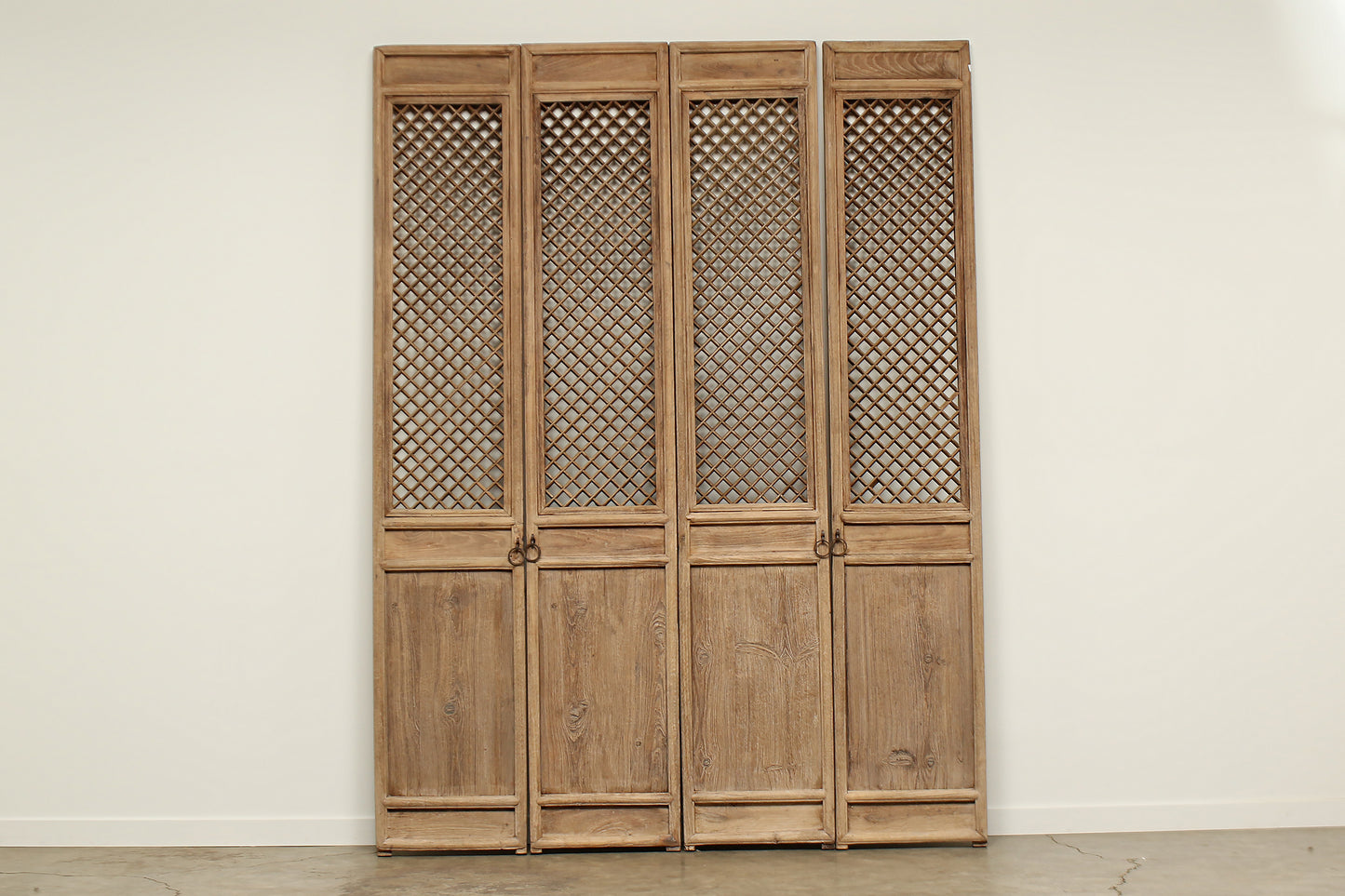(GAQ043) Vintage Poplar Screens - Circa 1820 (76x2x102)