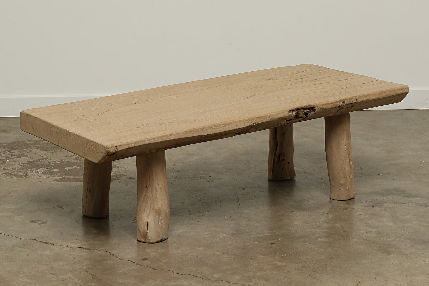(GAN038) Vintage Poplar Bench (49x22x15)