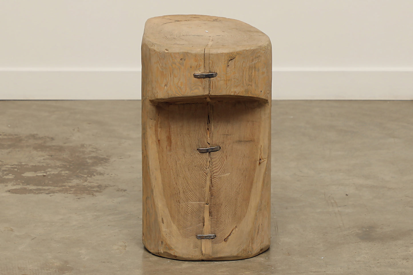 (GAS048) Vintage Pine Side Table - Circa 1820 (14x12x19)