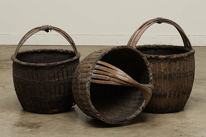 Vintage Rice Basket, Circa 1900