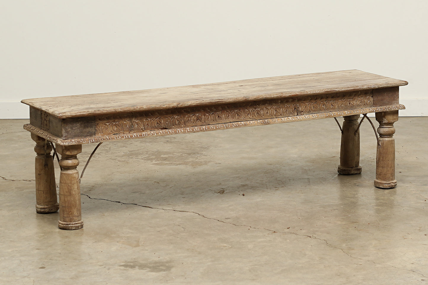Vintage Carved Bench DCLI