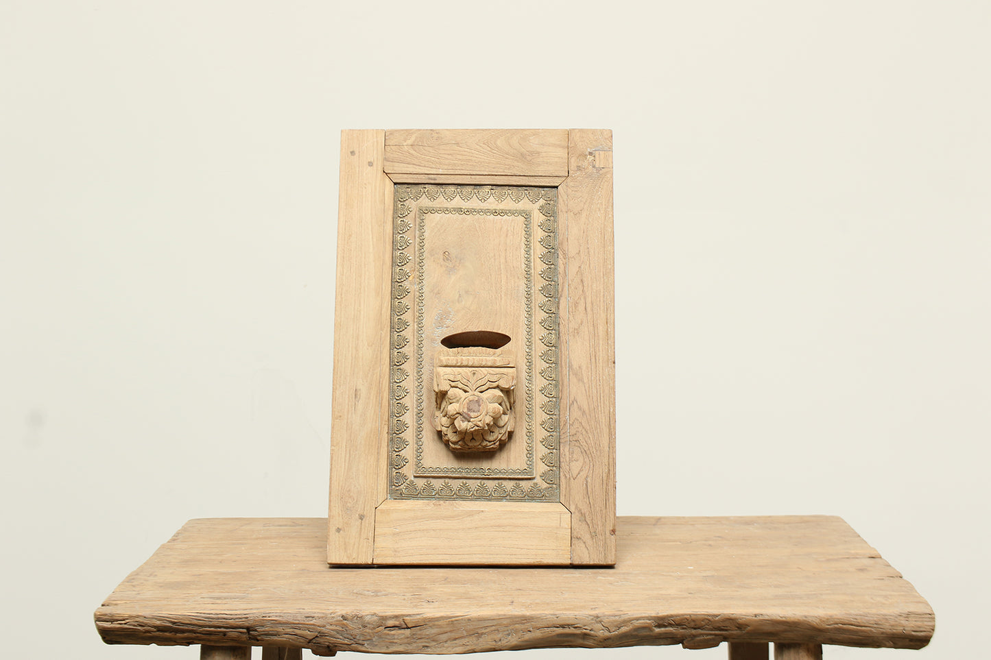 (PP060 ) Vintage Wall Panel Candle Holder (15x4x24)