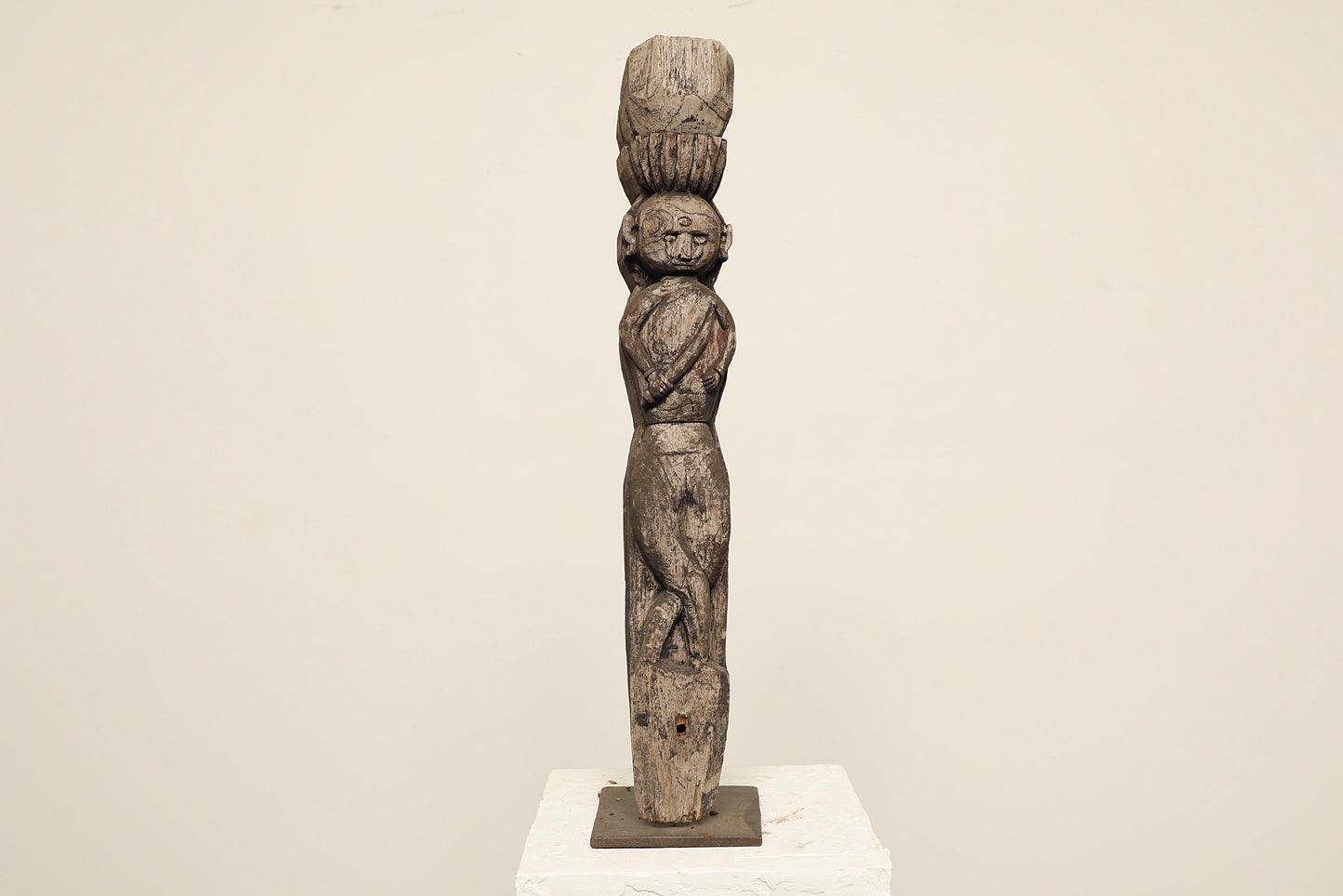 (SCP022-P2) Vintage Tribal Carving on Stand (xx)