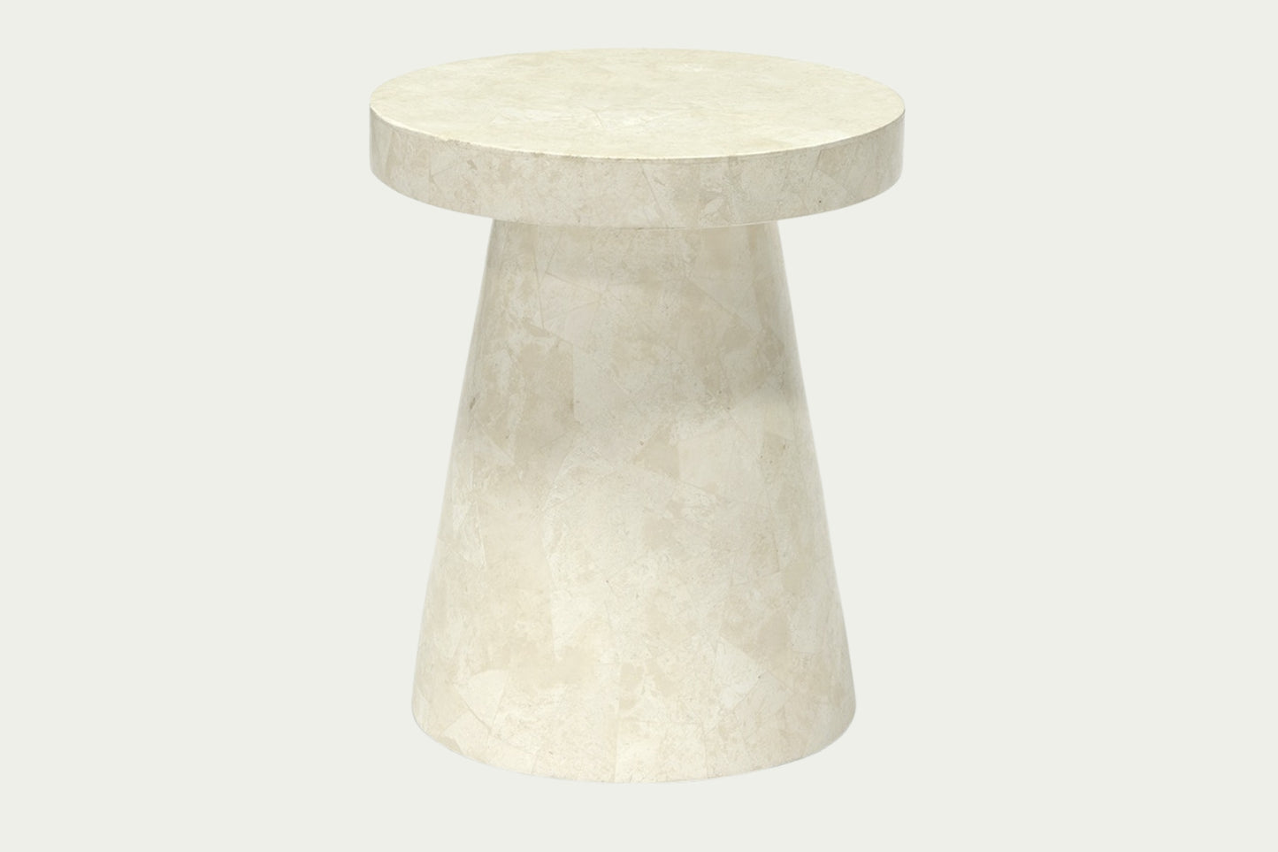 Naples Short Stone Side Table