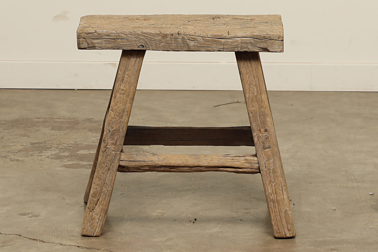 Vintage Elm Stool - Circa 1940