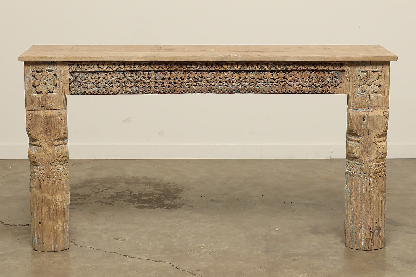 (PP194 ) Vintage Haveli Console (63x16x34)