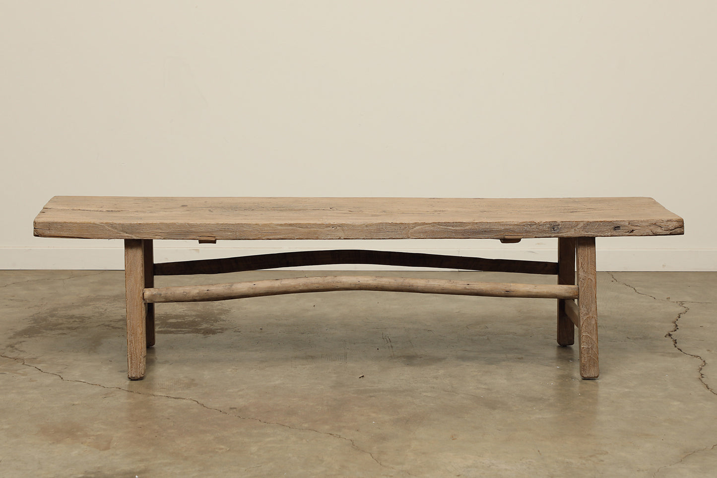 Vintage Elm Bench - Circa 1940