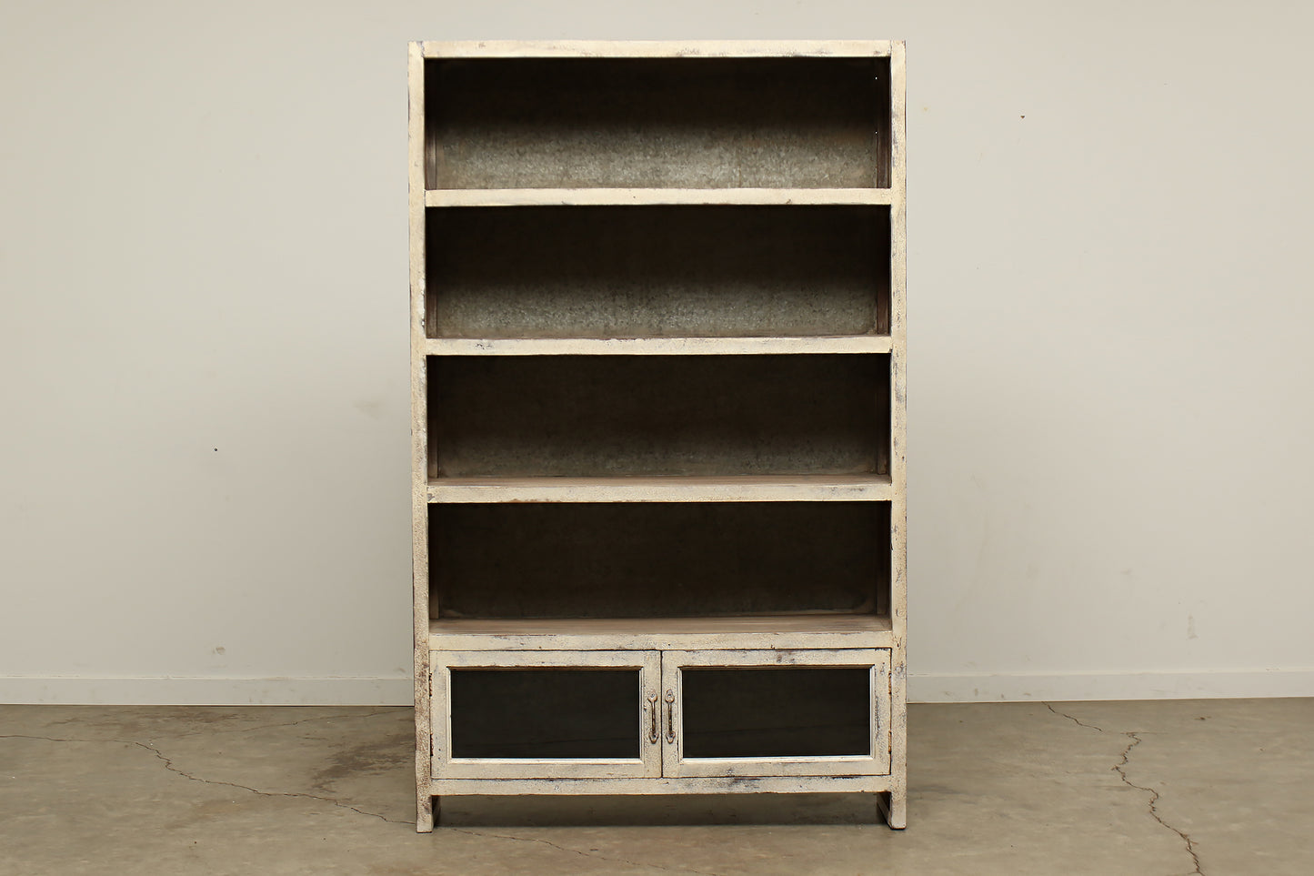 Vintage Galvanized Cabinet