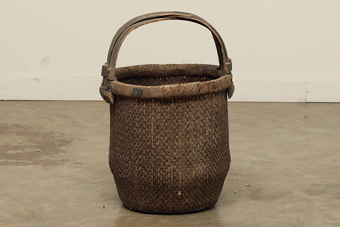 Vintage Willow Rice Bucket - Circa 1940