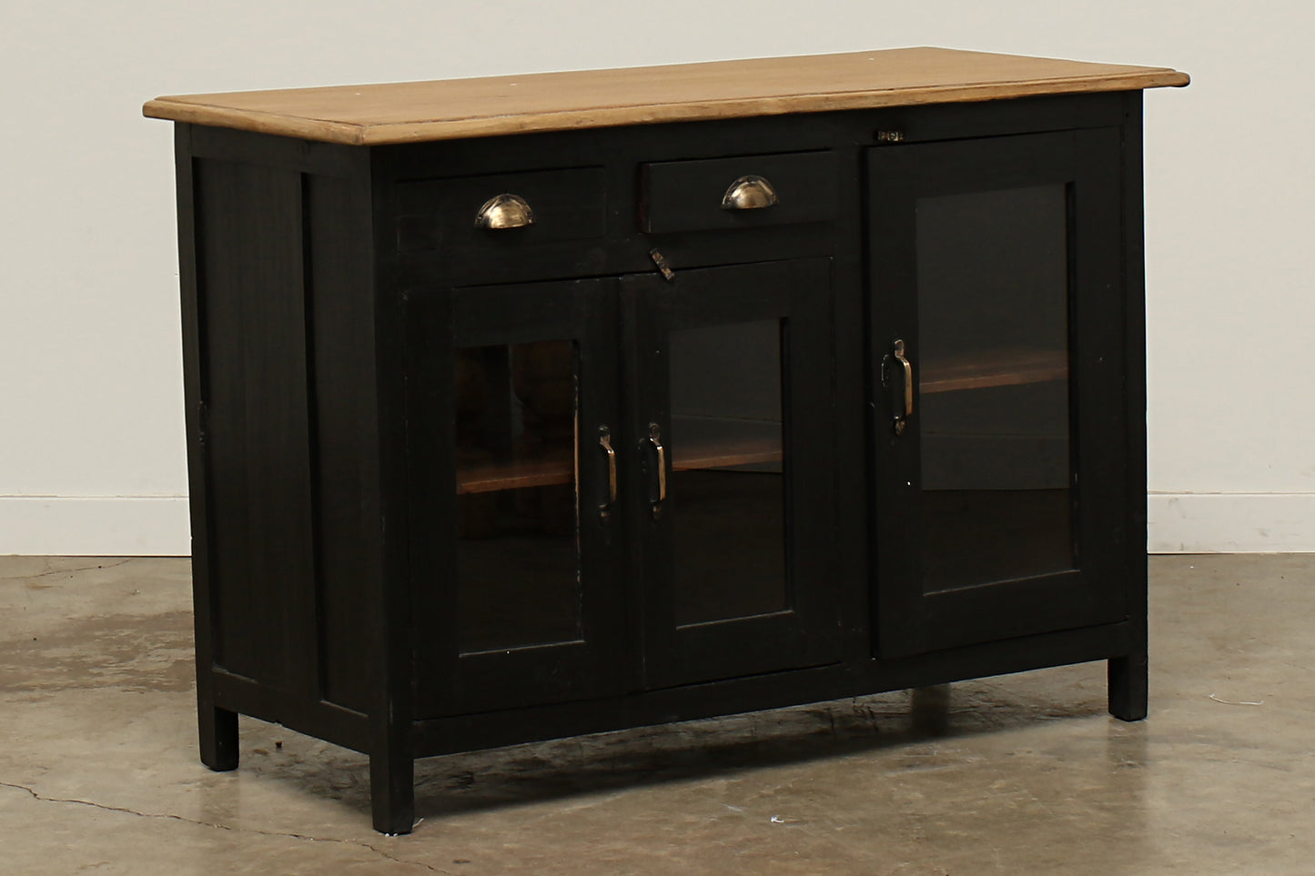 Vintage Black Buffet
