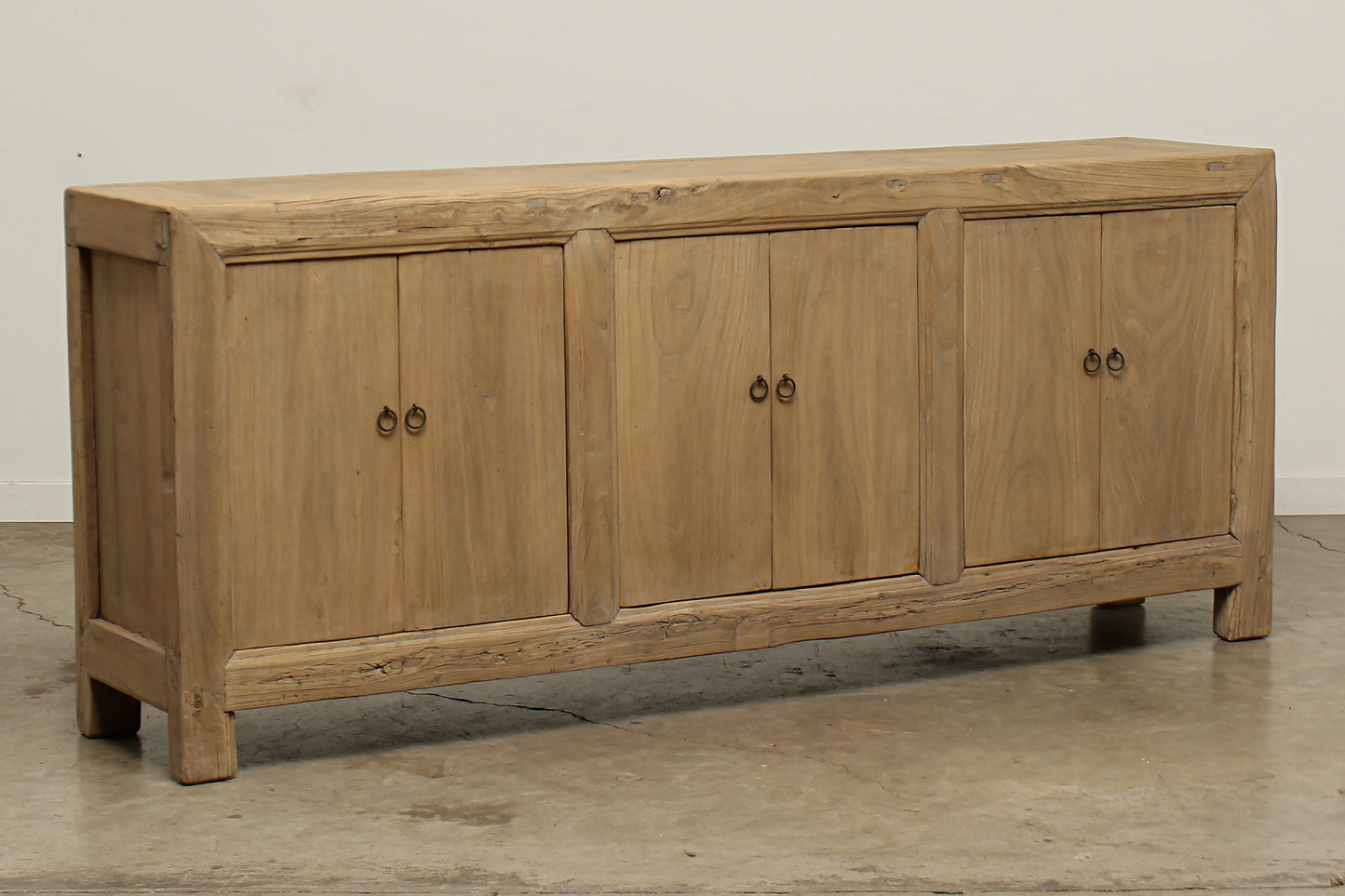 (GAL090) Vintage Elm Sideboard (87x18x37)