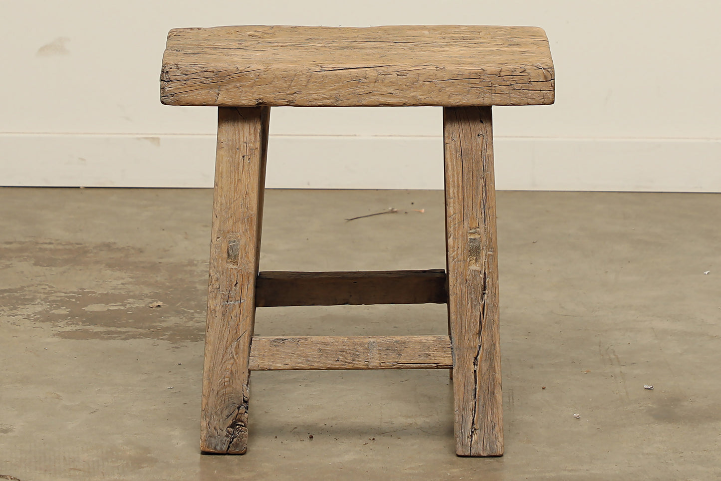Vintage Elm Stool - Circa 1940
