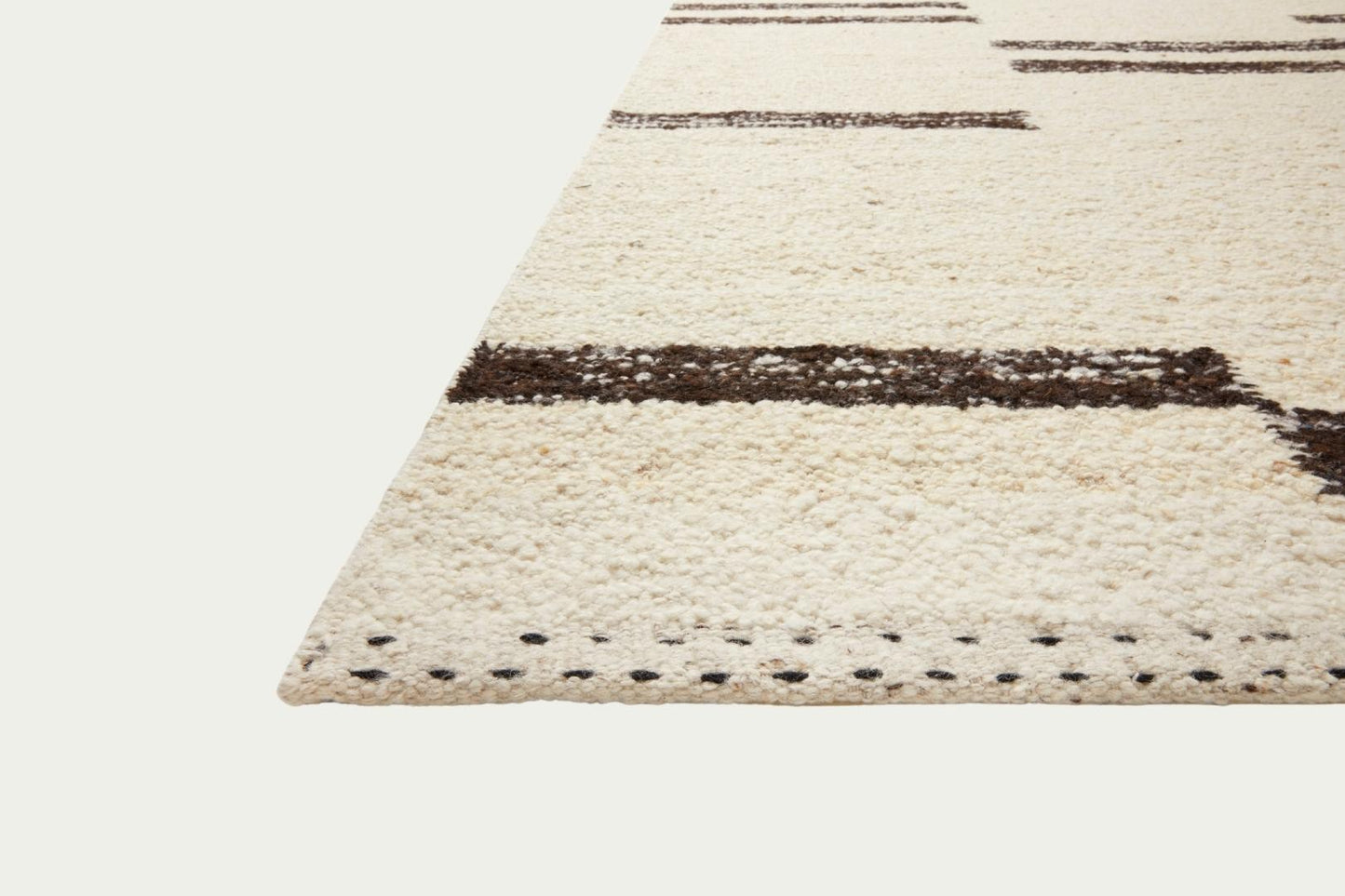 Roman Natural / Black Rug
