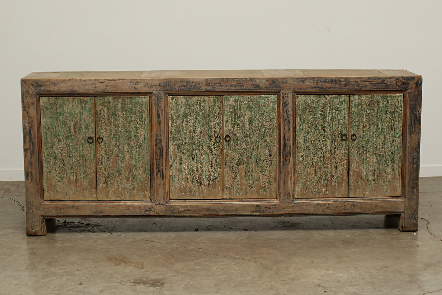 (GAN077) Vintage Elm Sideboard (95x17x38)