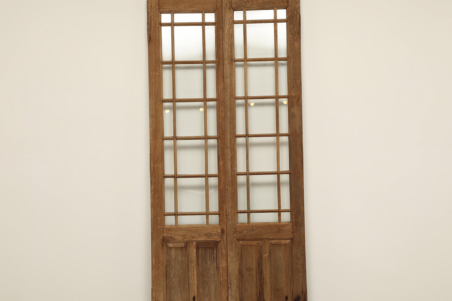 (SCP087) Vintage Teak Door w/ Glass (42x2x90)