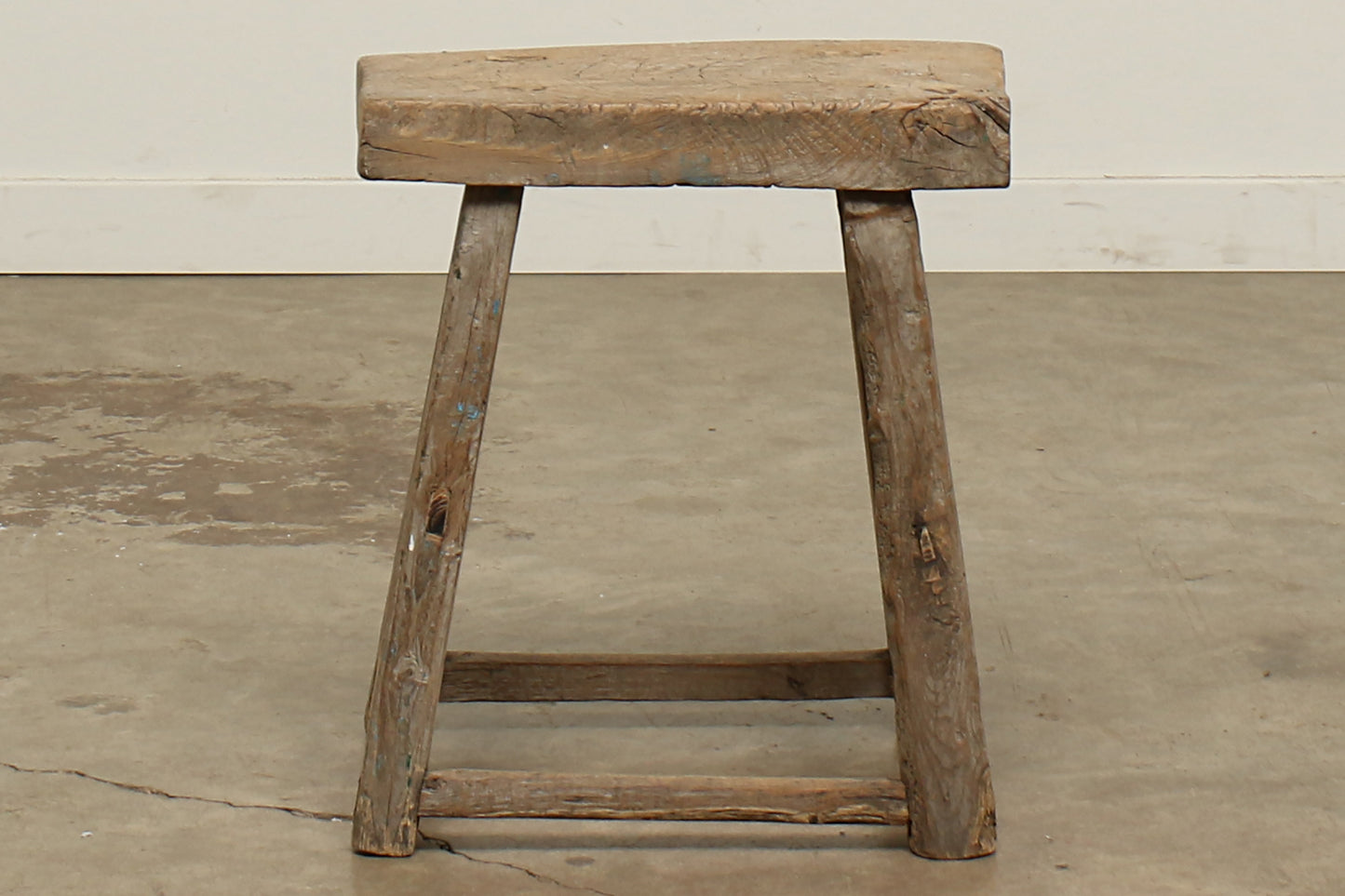 (GAL096-L11) Vintage Workman Stool (20x11x20)