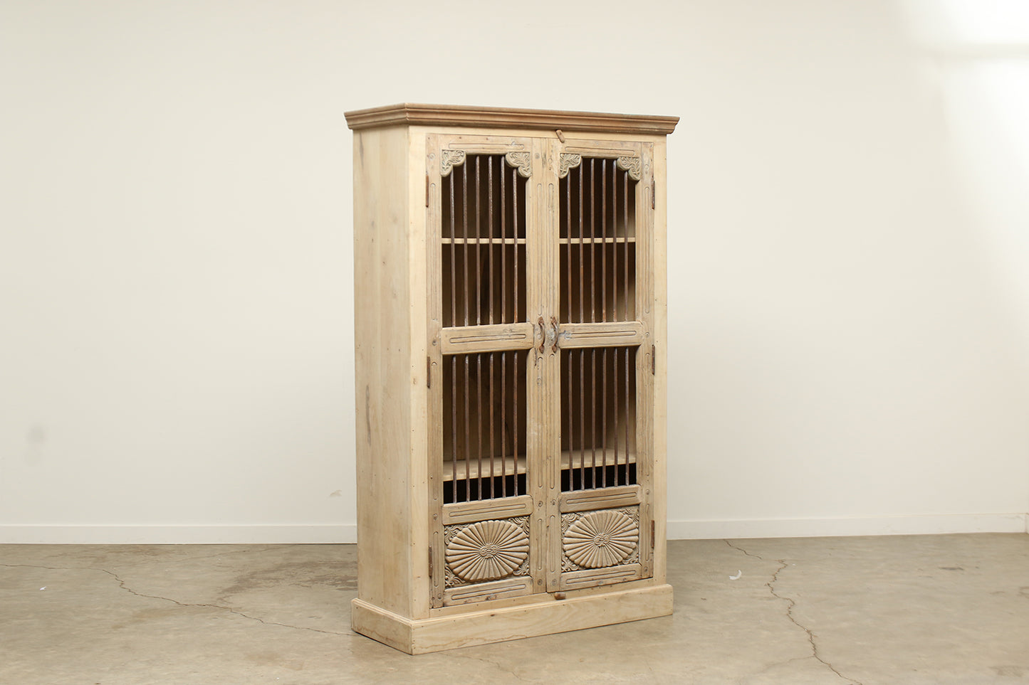 (PP120 ) Vintage Jali Cabinet