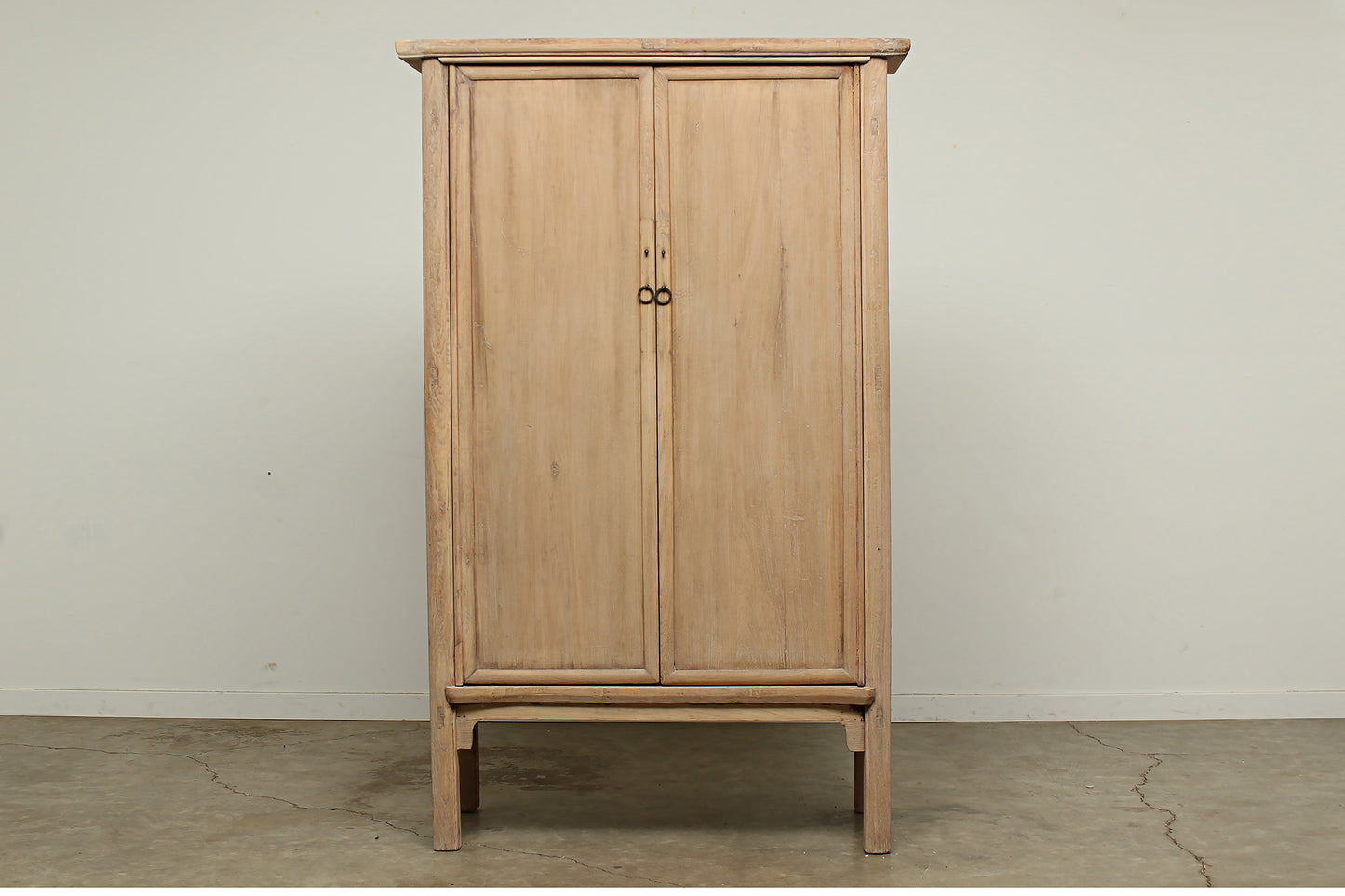 (GAI020) Antique Elm Wood Wardrobe (49x20x80)