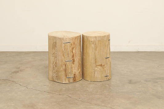 (GAV089) Reclaimed Pine Side Table (13x12x19)