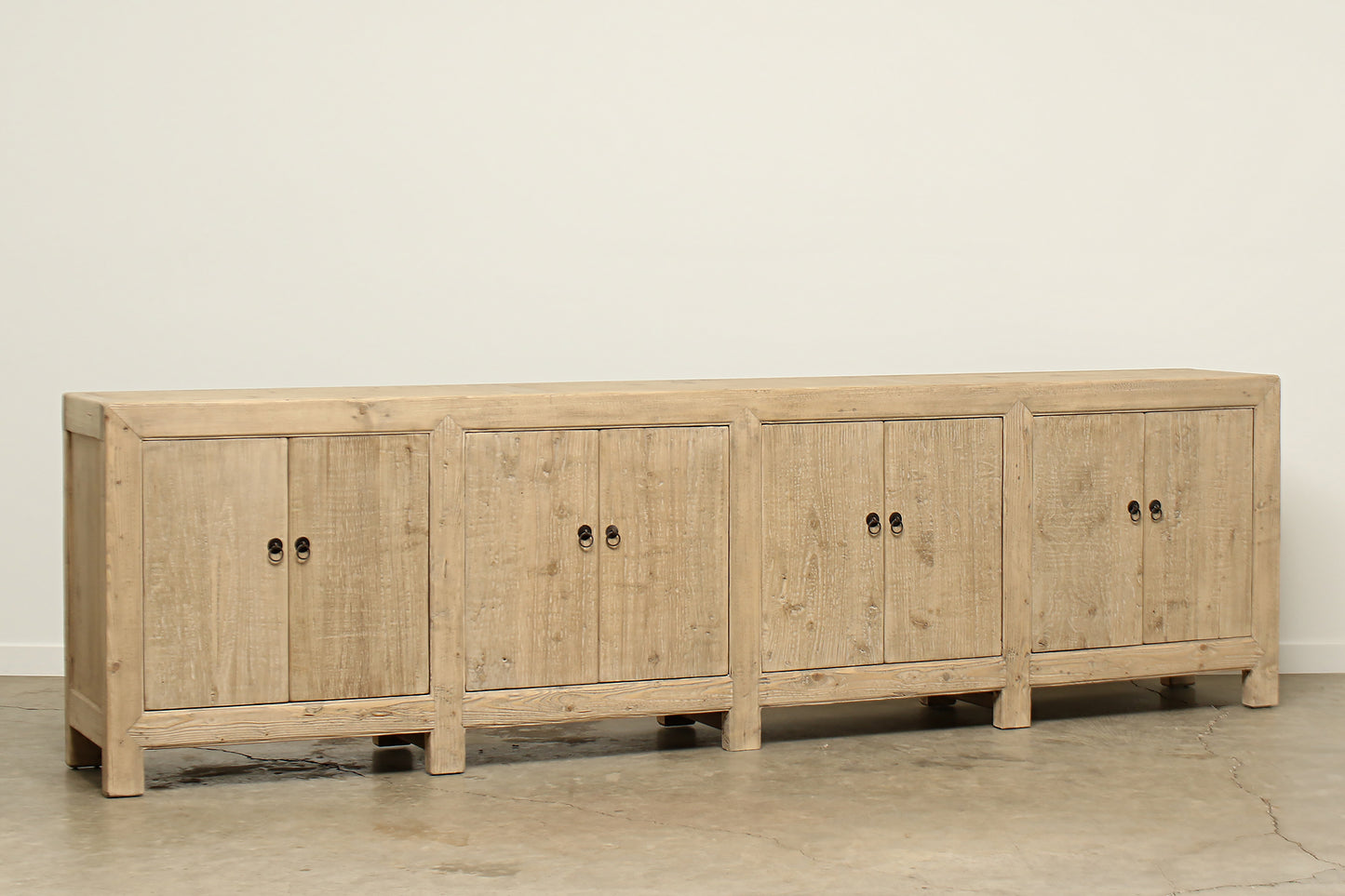 (GAQ104) Vintage Pine Sideboard - Circa 1870 (126x18x35)