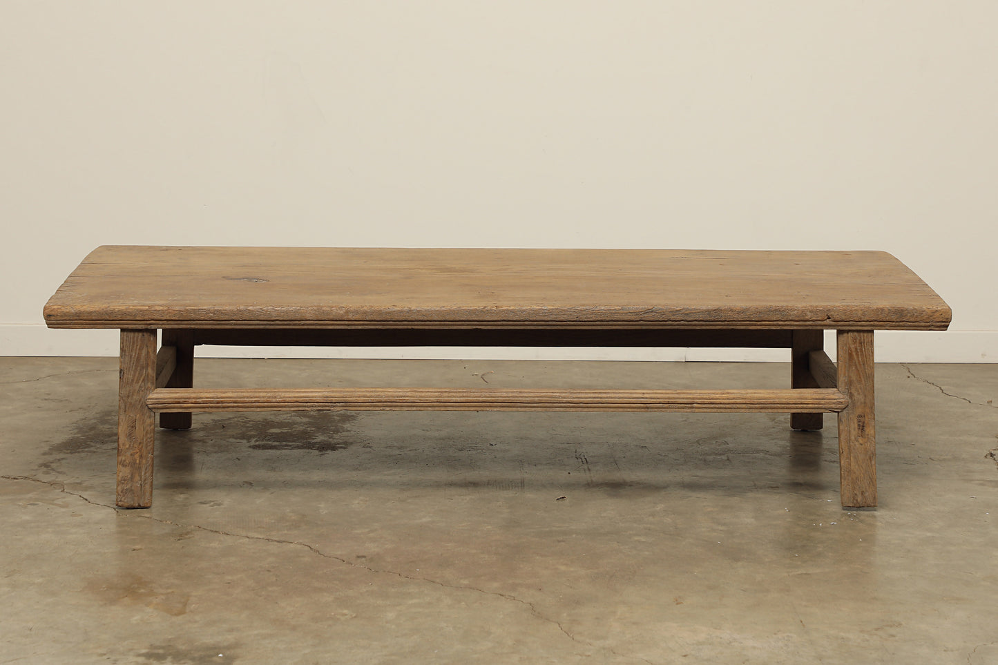 Vintage Elm Coffee Table - Circa 1900